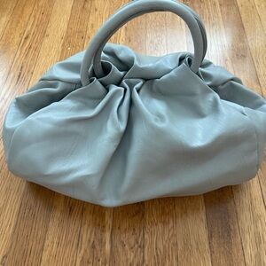 Anthropologie Soft Gray Shoulder Bag